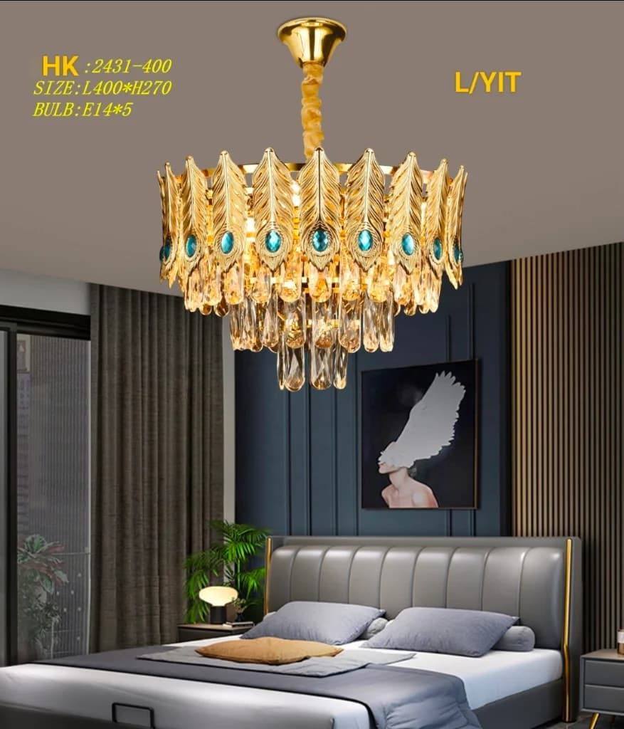 Lampu gantung kristal 2431/40cm