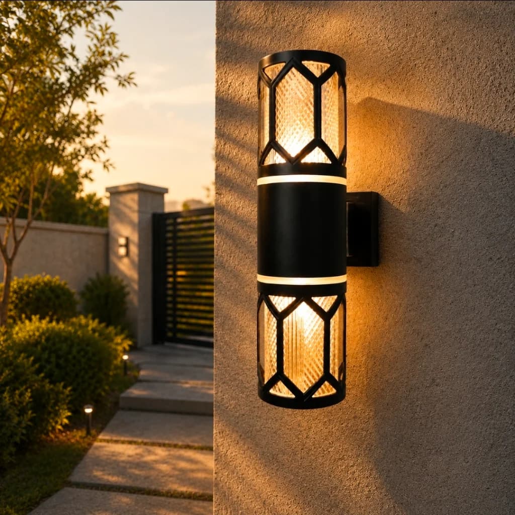Lampu dinding outdoor modern WL-1021/2-E27