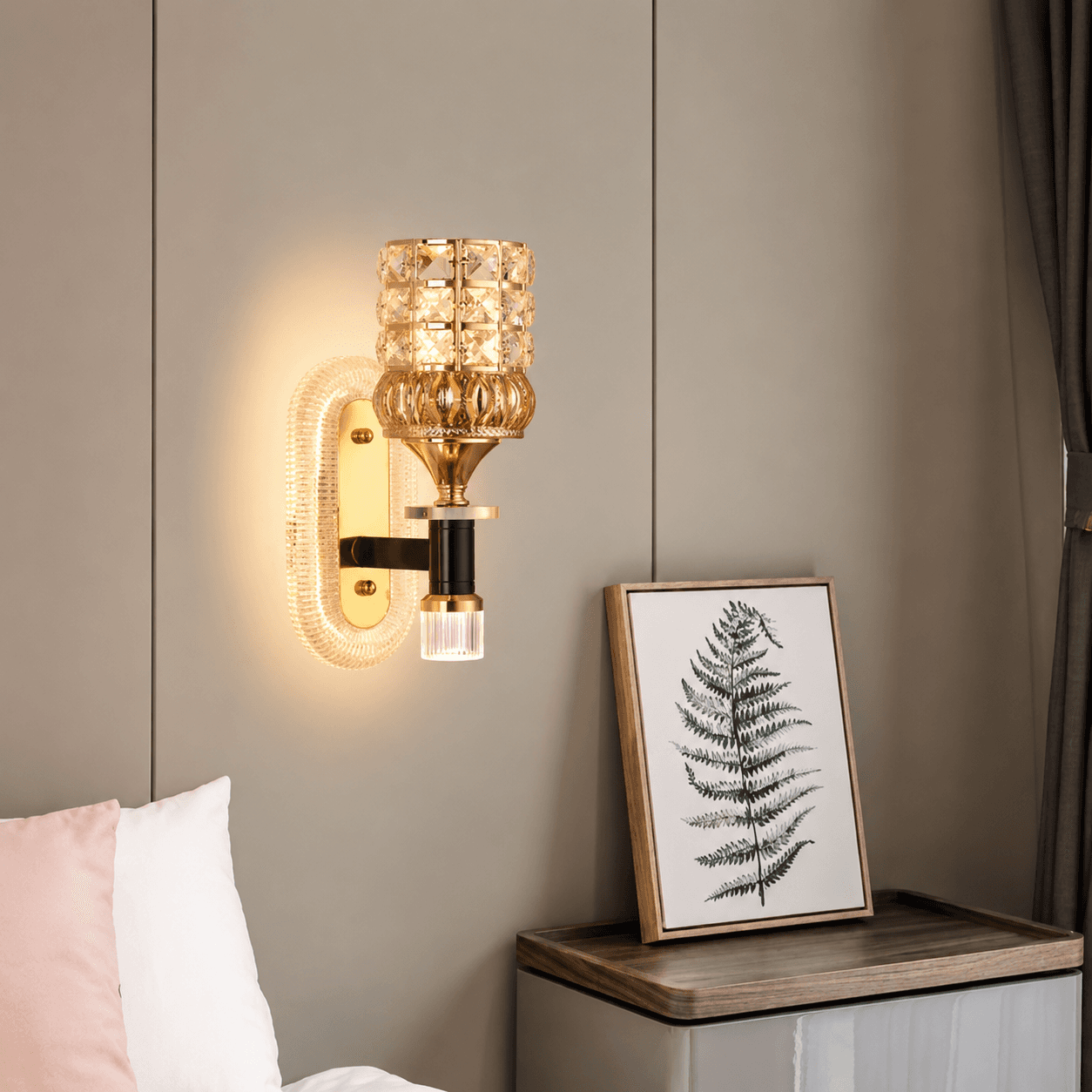 Lampu Dinding Kristal Modern LED 23163