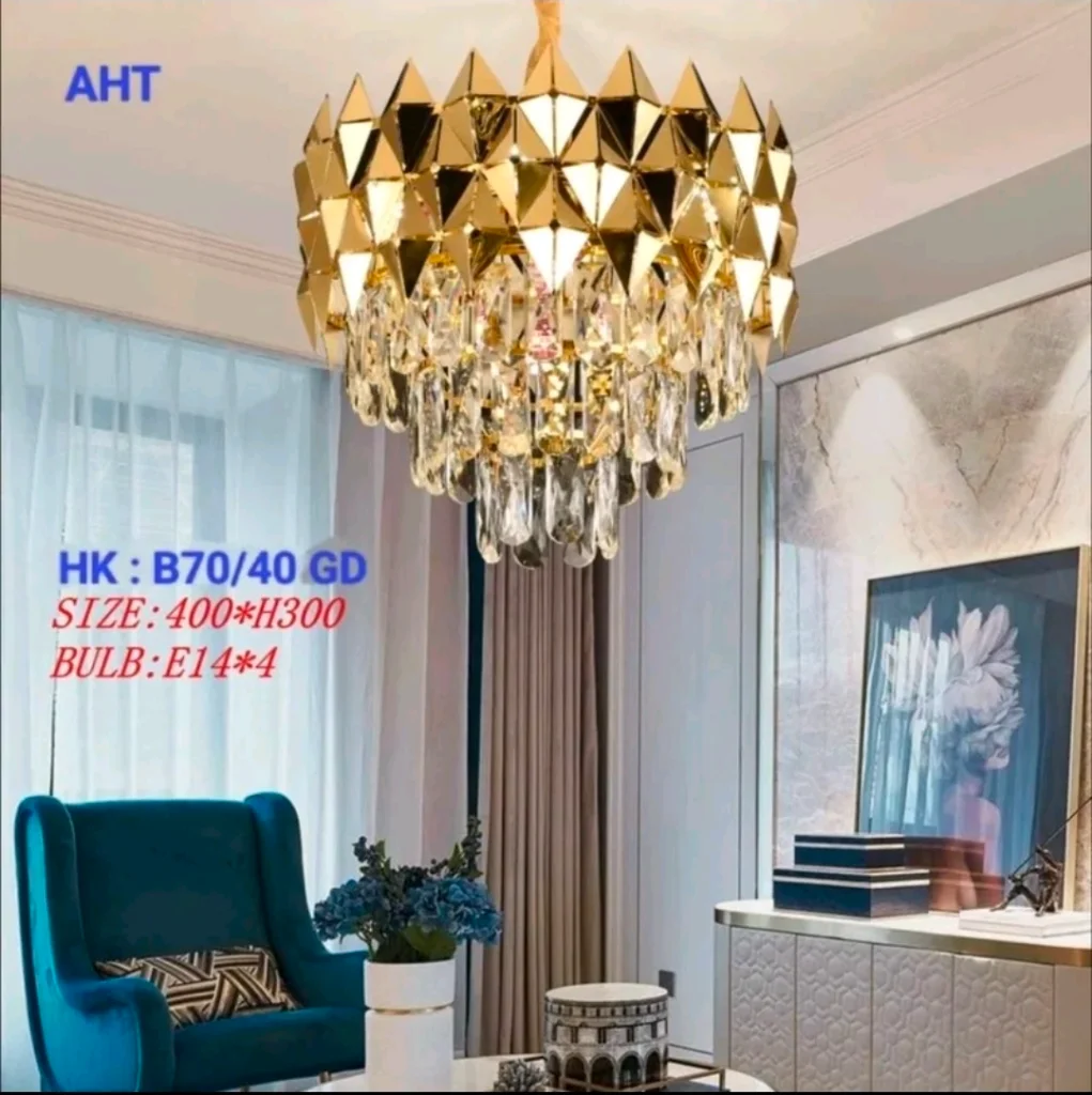 Lampu gantung kristal B70/40cm