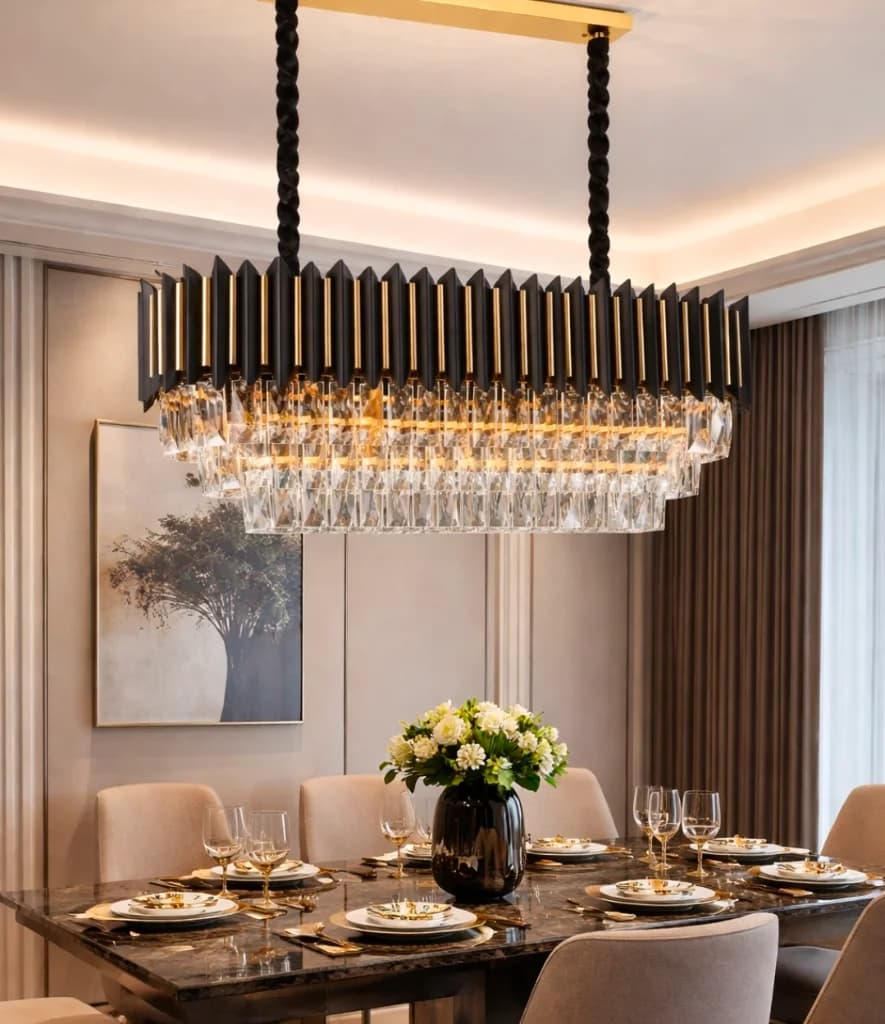 Lampu gantung kristal B19/80×30