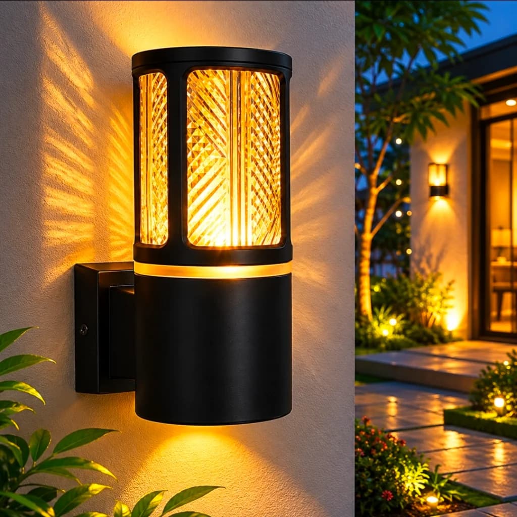 Lampu dinding outdoor modern WL-1020/1-E27