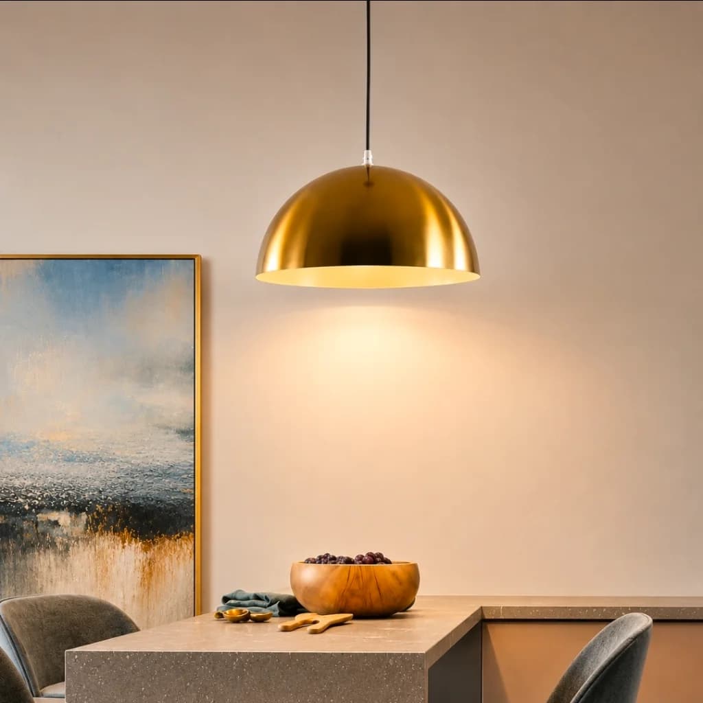Lampu Gantung Modern Gold MH 594/1P 50cm
