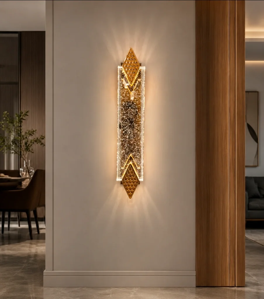 Lampu Dinding LED Crystal Modern Luxury B005/50CM GD