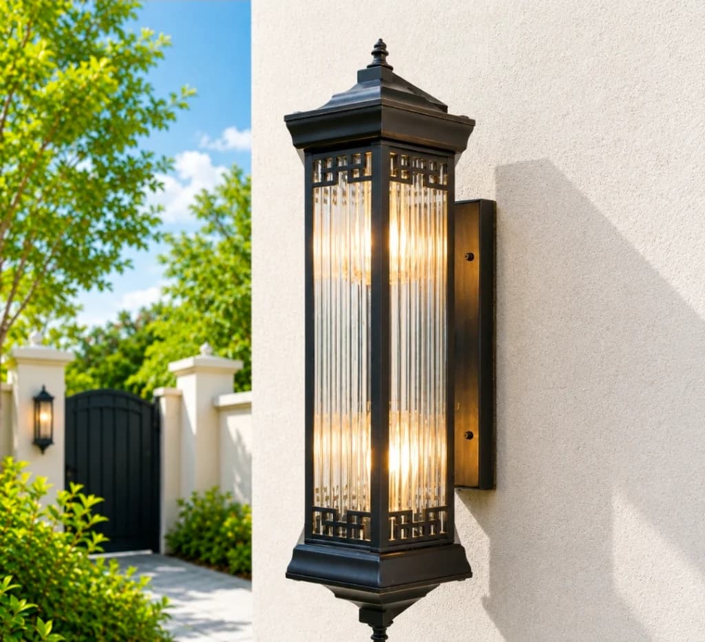 Lampu dinding outdoor WO-JM14XX- BK.