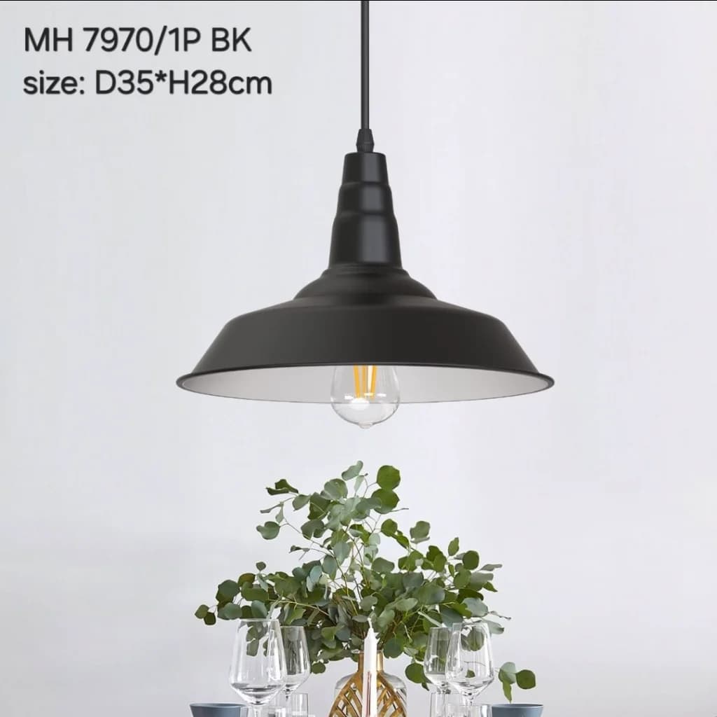 Lampu Gantung Industrial 7970/1P BK