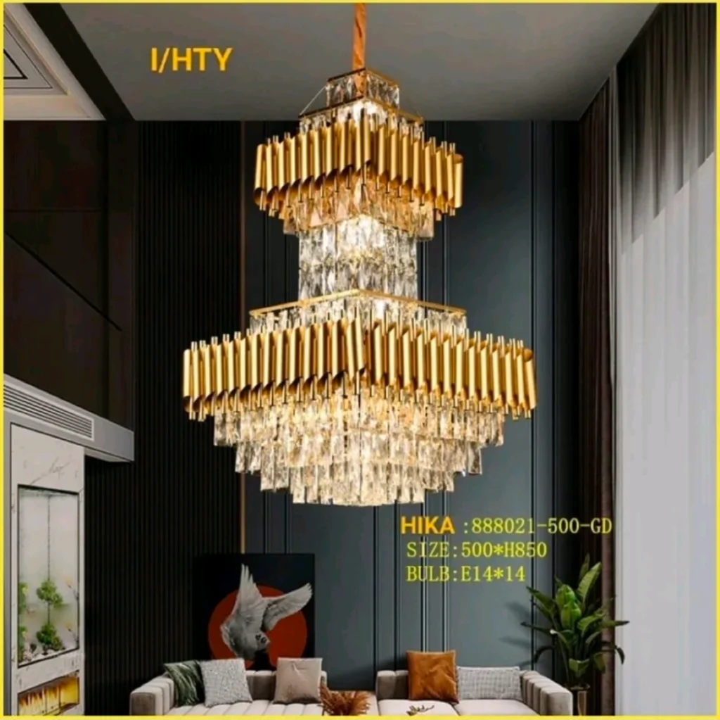 Lampu gantung kristal 888021/50×25 GD