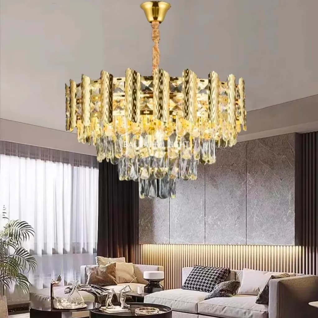 Lampu gantung kristal 16202/60cm