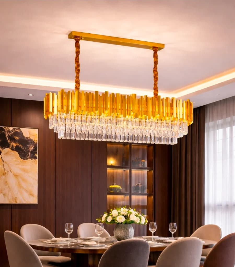 Lampu gantung kristal C23/80×30