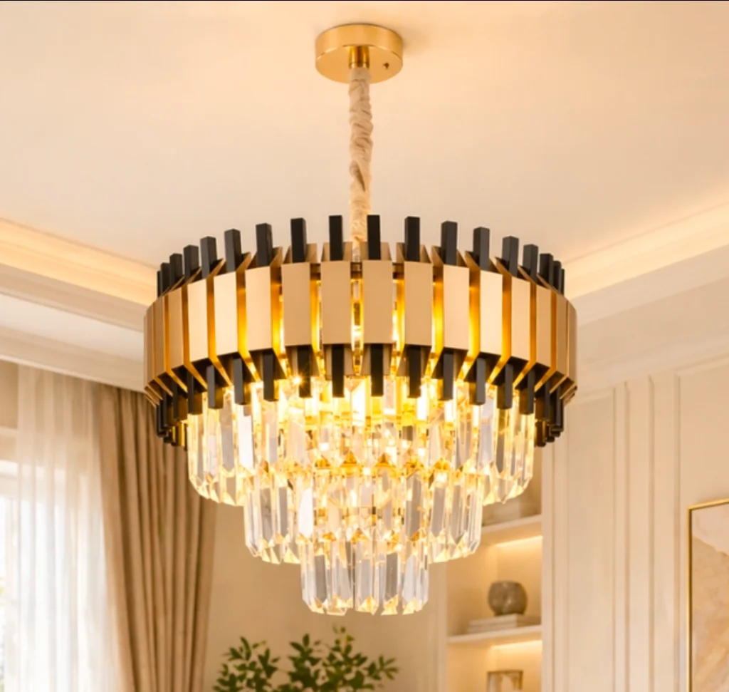 Lampu gantung kristal B30-40cm