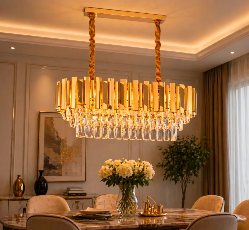 Lampu gantung kristal C25/80×30