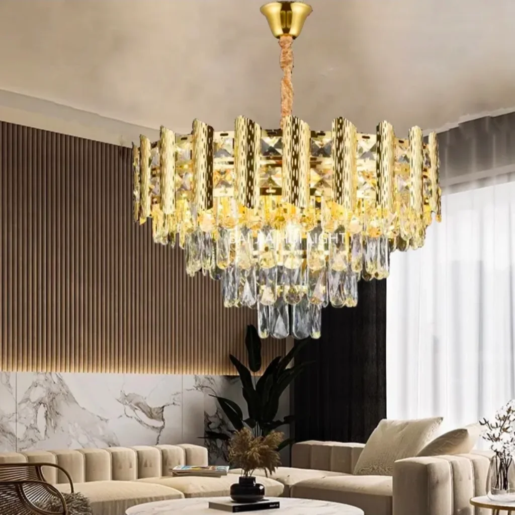 Lampu gantung kristal 16202/40cm