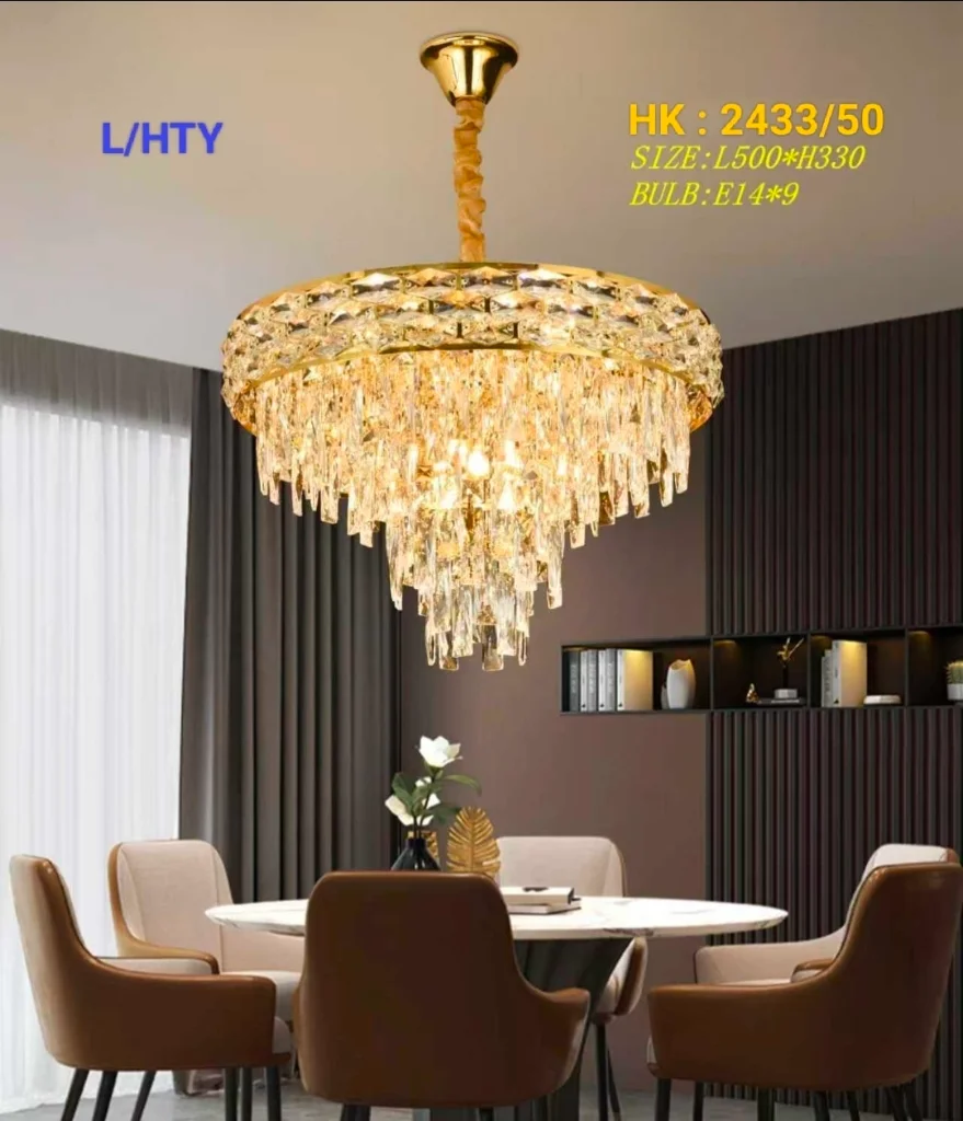 Lampu gantung kristal 2433/50